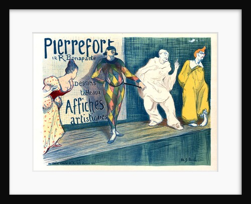 Poster for Posters artistiques Pierrefort by Henry Gabriel Ibels