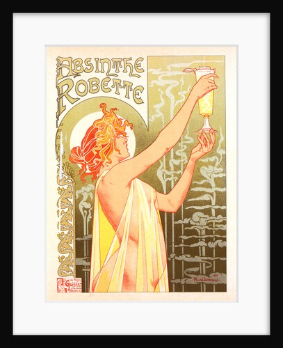Belgian Poster for l' Absinthe Robette by Antoine Théodore