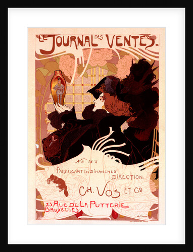 Poster for le Journal des Ventes, publié à Bruxelles by Georges de Feure