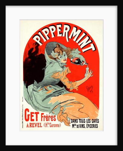 Belgium poster for Pippermint by Jules Chéret