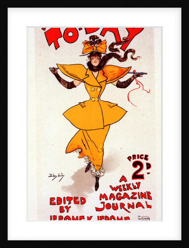 English Poster for le journal To Day by Dudley Hardy