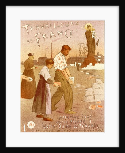 Poster for: Notre-Dame du Travail by Adolphe Étienne Auguste Moreau-Nélaton