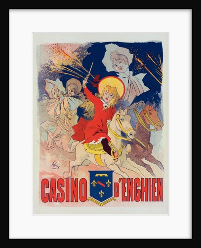 Poster for le Casino d'Enghien by Jules Chéret