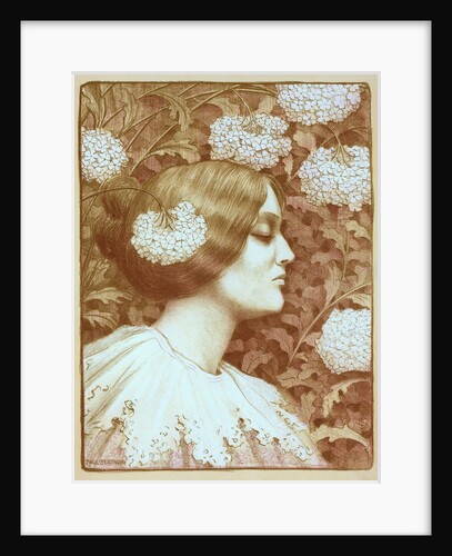 Original drawing for les Maîtres de l'Poster by Paul Berthon