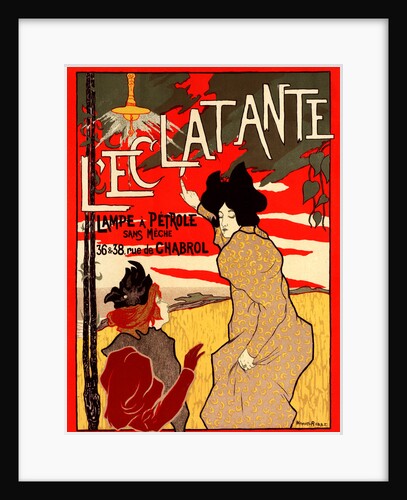 Poster for la Lampe à Pétrole l'Éclatante by Manuel Robbe
