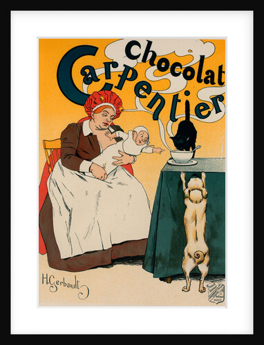 Poster for le Chocolat Carpentier by Henry Gerbault