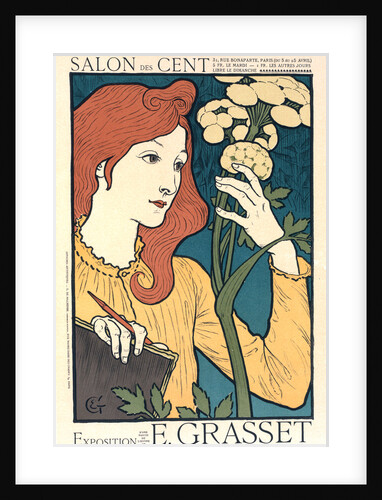 Poster for l' Exposition E. Grasset au Salon des Cent by Eugène Grasset