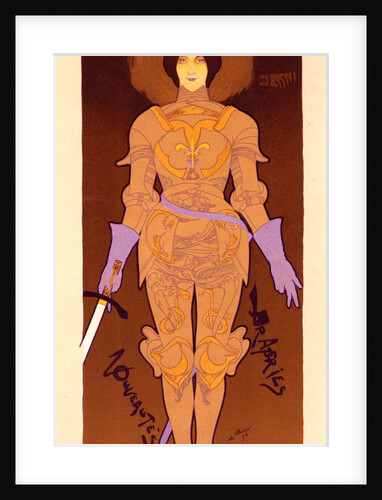 Poster for le Magasin de Nouveautés A Jeanne d'Arc, à Carcassonne by Georges de Feure