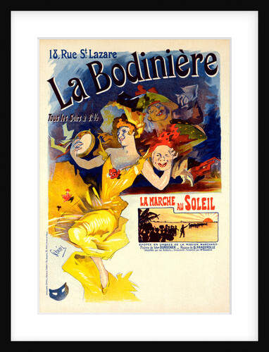 Poster for La Bodinière by Jules Chéret