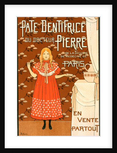 Poster for la Pâte dentifrice du docteur Pierre by Louis-Maurice Boutet de Monvel