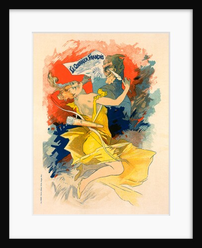 Poster for le journal le Courrier Français by Jules Chéret