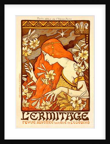 Poster for la Revue l'Érmitage by Paul Berthon