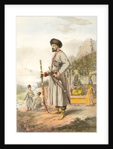 Circassian warrior by Henry J. Van Lennep