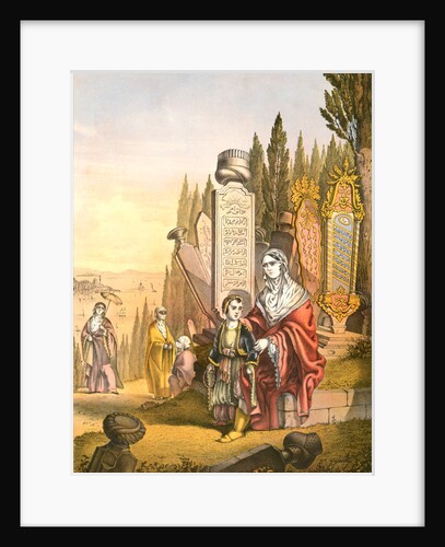 Turkish and Armenian ladies, woman of Turkey and of Armenia, Travels through Turkey 1862 by Henry J. Van Lennep