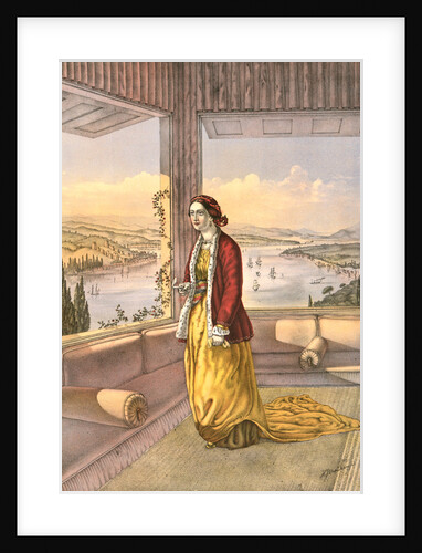 Armenian lady of Constantinople, Istanbul, Turkey by Henry J. Van Lennep
