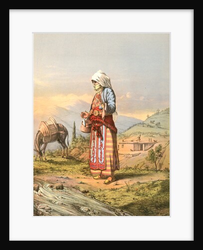 Armenian peasant woman, Travels through Turkey 1862 by Henry J. Van Lennep