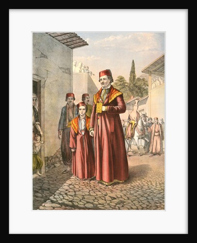 Armenian marriage procession, Travels through Turkey 1862 by Henry J. Van Lennep