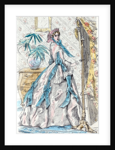 1863, Women's fashion in nineteenth-century Paris by Henri Boutet