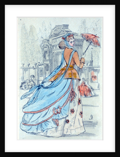 1868, Women's fashion in nineteenth-century Paris by Henri Boutet