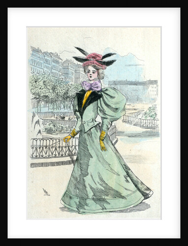 1899, Women's fashion in nineteenth-century Paris by Henri Boutet