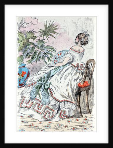 1862, Women's fashion in nineteenth-century Paris by Henri Boutet