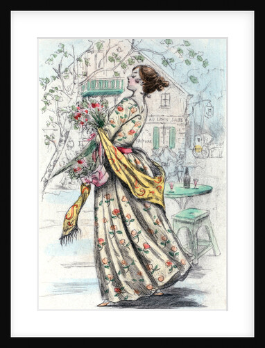 1844, Women's fashion in nineteenth-century Paris by Henri Boutet