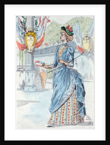 1878, Women's fashion in nineteenth-century Paris by Henri Boutet
