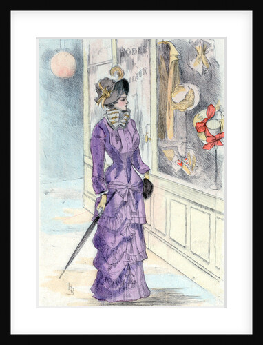1880, Women's fashion in nineteenth-century Paris by Henri Boutet