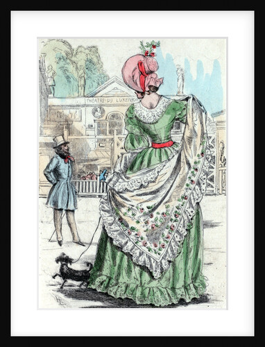 1843, Women's fashion in nineteenth-century Paris by Henri Boutet