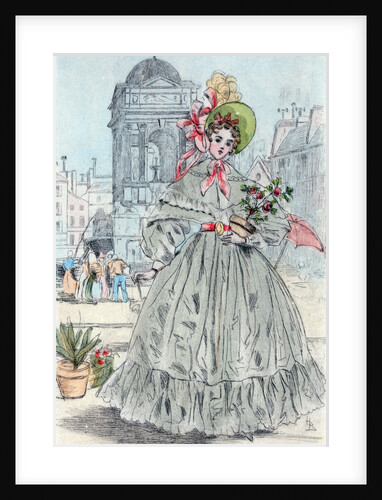 1838, Women's fashion in nineteenth-century Paris by Henri Boutet