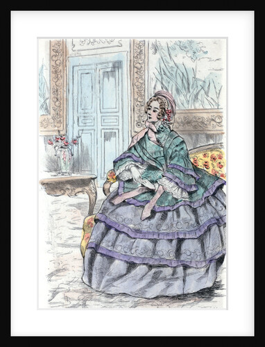 1856, Women's fashion in nineteenth-century Paris by Henri Boutet