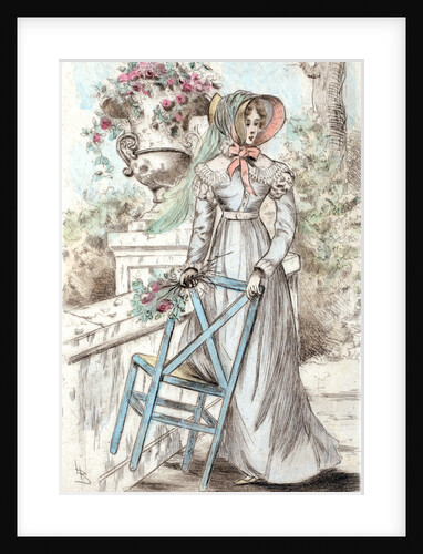 1817, Women's fashion in nineteenth-century Paris by Henri Boutet