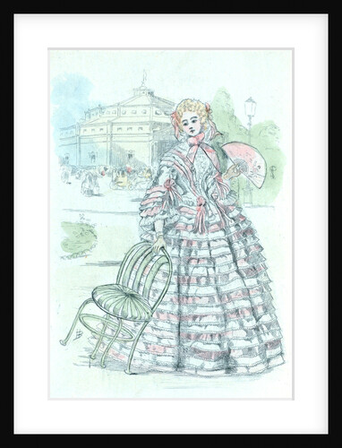 1861, Women's fashion in nineteenth-century Paris by Henri Boutet