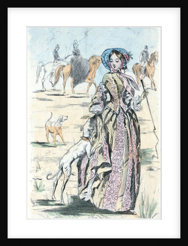 1853, Women's fashion in nineteenth-century Paris by Henri Boutet