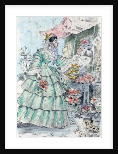 1855, Women's fashion in nineteenth-century Paris by Henri Boutet