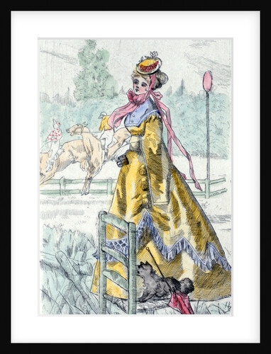 1867, Women's fashion in nineteenth-century Paris by Henri Boutet