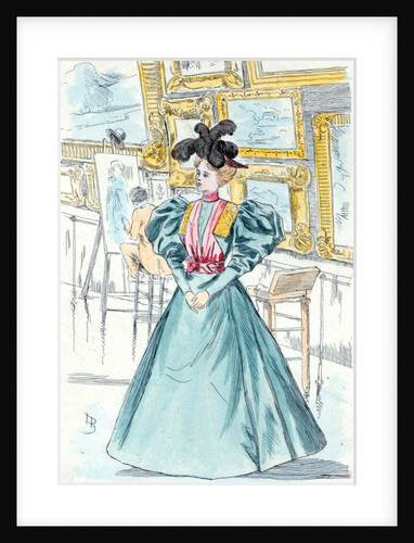 1895, Women's fashion in nineteenth-century Paris by Henri Boutet
