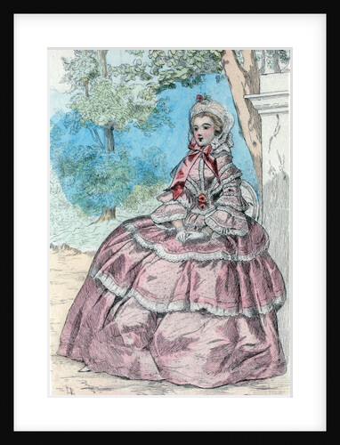 1854, Women's fashion in nineteenth-century Paris by Henri Boutet
