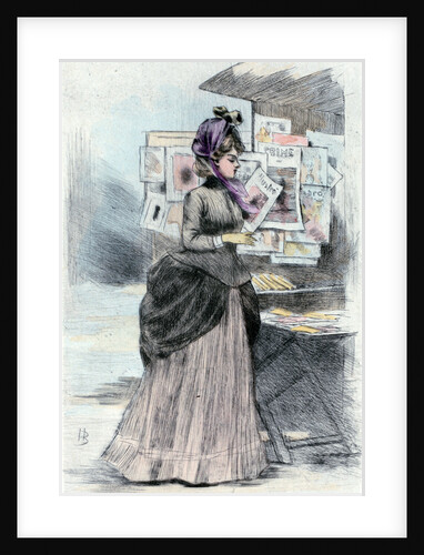 1879, Women's fashion in nineteenth-century Paris by Henri Boutet