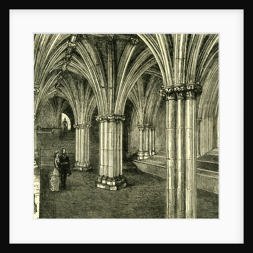 Glasgow Cathedral 1880 the Crypt by Anonymous