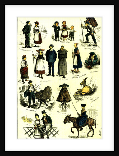 Switzerland Swiss Folk in 1883 by Anonymous