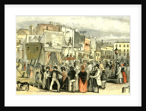 Portsmouth Fair UK 1847 Free Mart Fair Fifteen Days Followed by Portsdown Fair the Open Hand of Portsmouth 9th of July by Anonymous