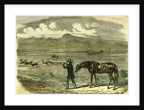 South Africa Hunting 1850 by Anonymous