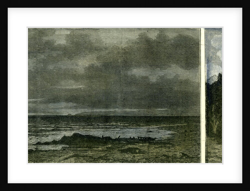 Shelley Poet Death Italy 1822 Artwork 1885 the Place Where Shelley's Body Was Cast Ashore His Tomb in the Protestant Cemetery at Rome by Anonymous