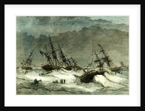 Lapland Wrecks 1867 on the Coast Caused by the Ice in the White Sea Destruction Suffering Crew by Anonymous