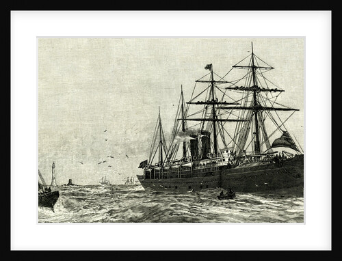 Steam Ship Ormuz Australia to England 1887 Eleven Thousend Miles Within Twenty-Seven Days Departure from Sydney by Anonymous