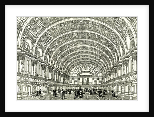 People's Palace London UK 1887 the Queen's Hall Opened by Her Majesty by Anonymous