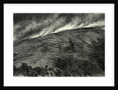 Mont Vuache Switzerland 1870 Haute Savoie Fire Mountain by Anonymous