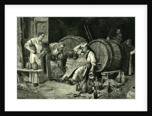 Italy Wine Tasting 1881 by Anonymous