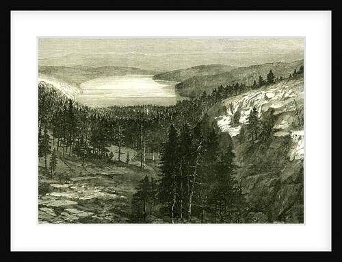 Donner Lake U.S.A. 1868 by Anonymous